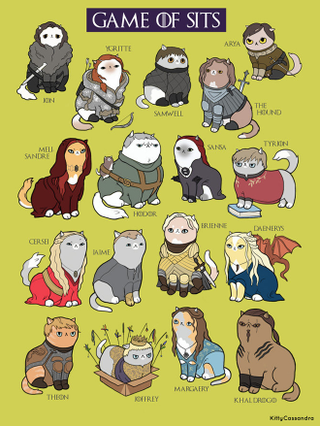 Illustration for article titled Artist crafts feline tributes to pop culture